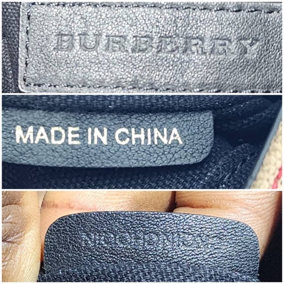 Authentic Burberry Ashby House Check Canvas with Sequins Mini Bag - Picture 13 of 15